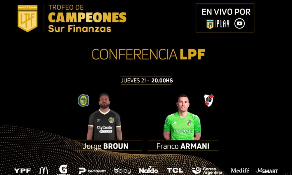 Rosario Central y River en Conferencia