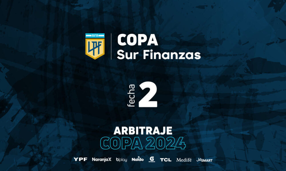 Árbitros para la segunda fecha