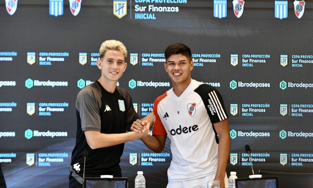 Racing y River con los medios