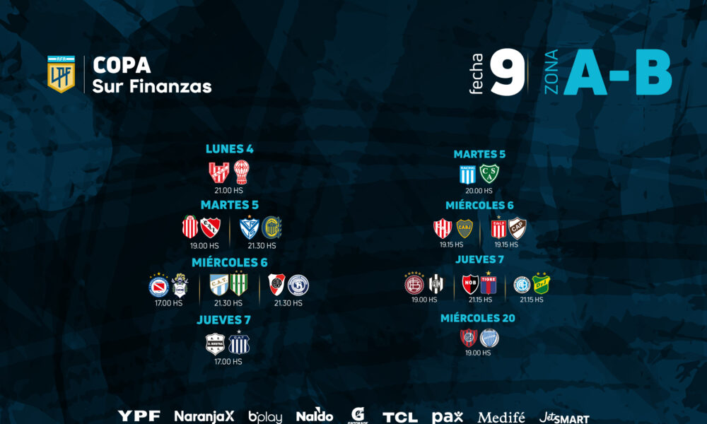 Agenda de la fecha 9