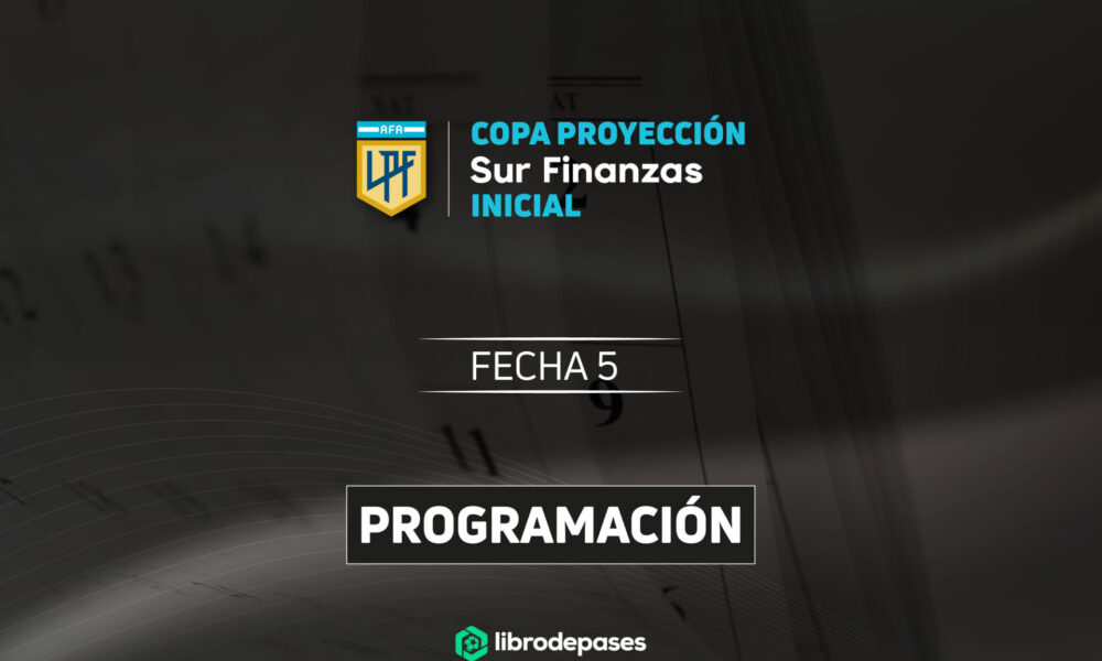 Programación de la fecha 5