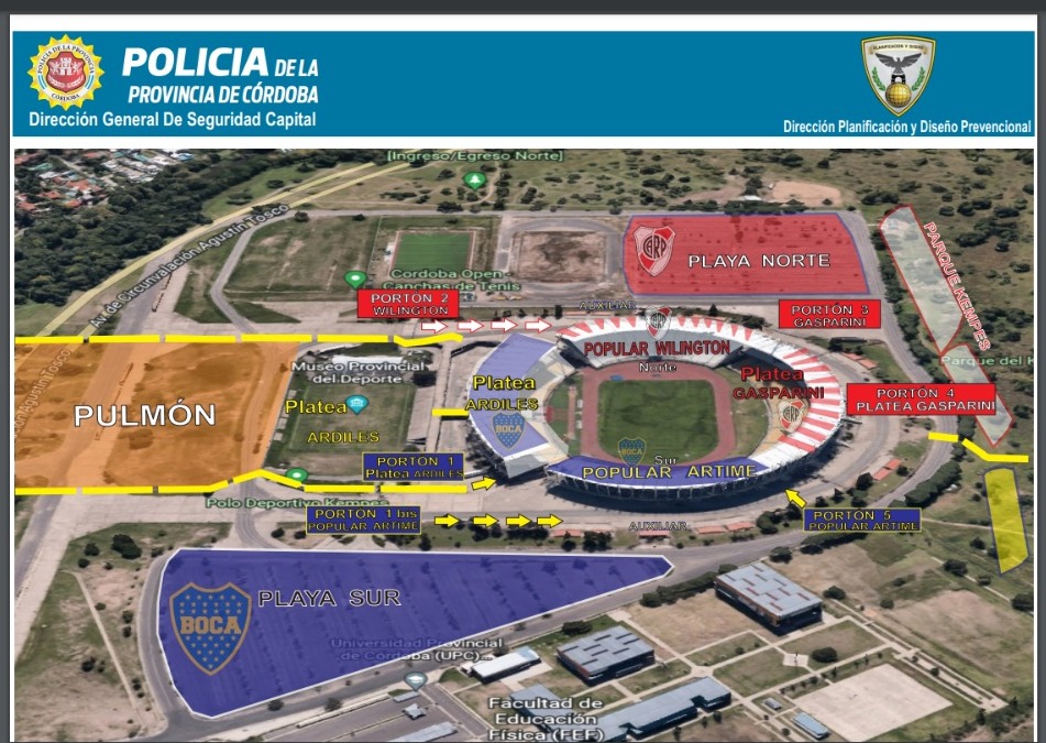 Es oficial: la AFA confirmó qué tribunas tendrá y cuáles serán los accesos de River en el Superclásico en Córdoba
