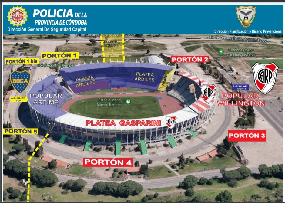 Es oficial: la AFA confirmó qué tribunas tendrá y cuáles serán los accesos de River en el Superclásico en Córdoba