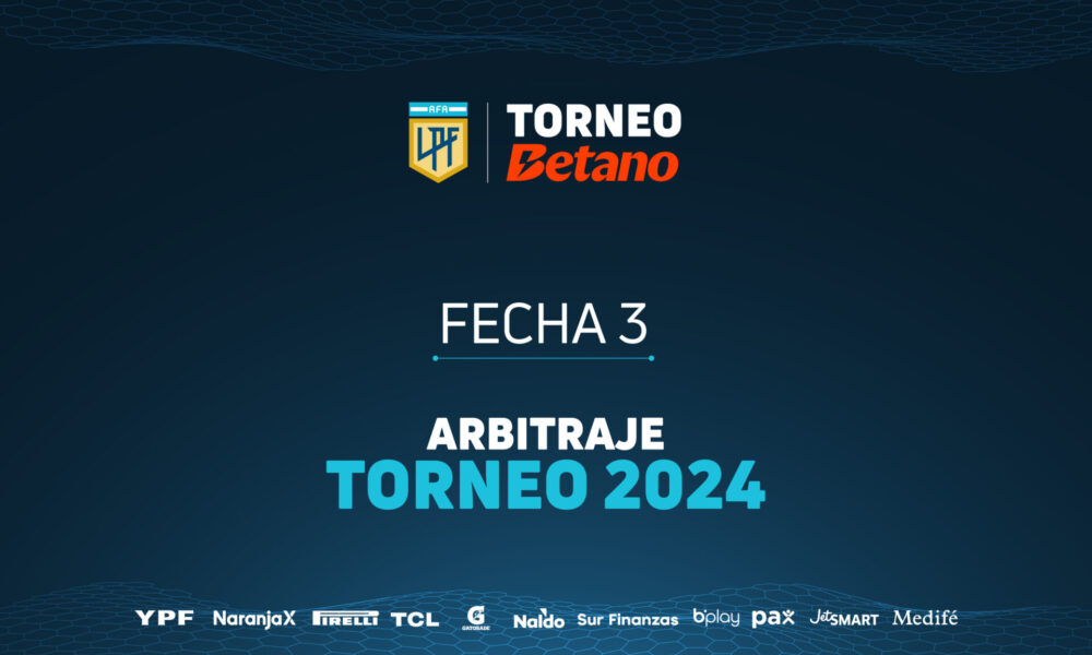 Autoridades de la fecha 3