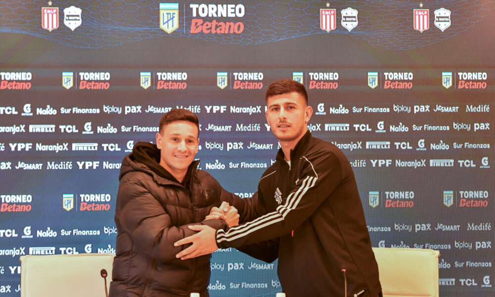 Estudiantes y Riestra con los medios